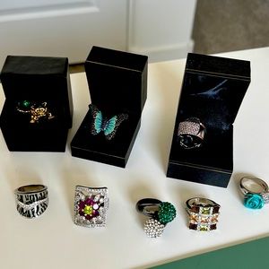 Woman’s fashion jewelry (7) rings SHOPNBC
